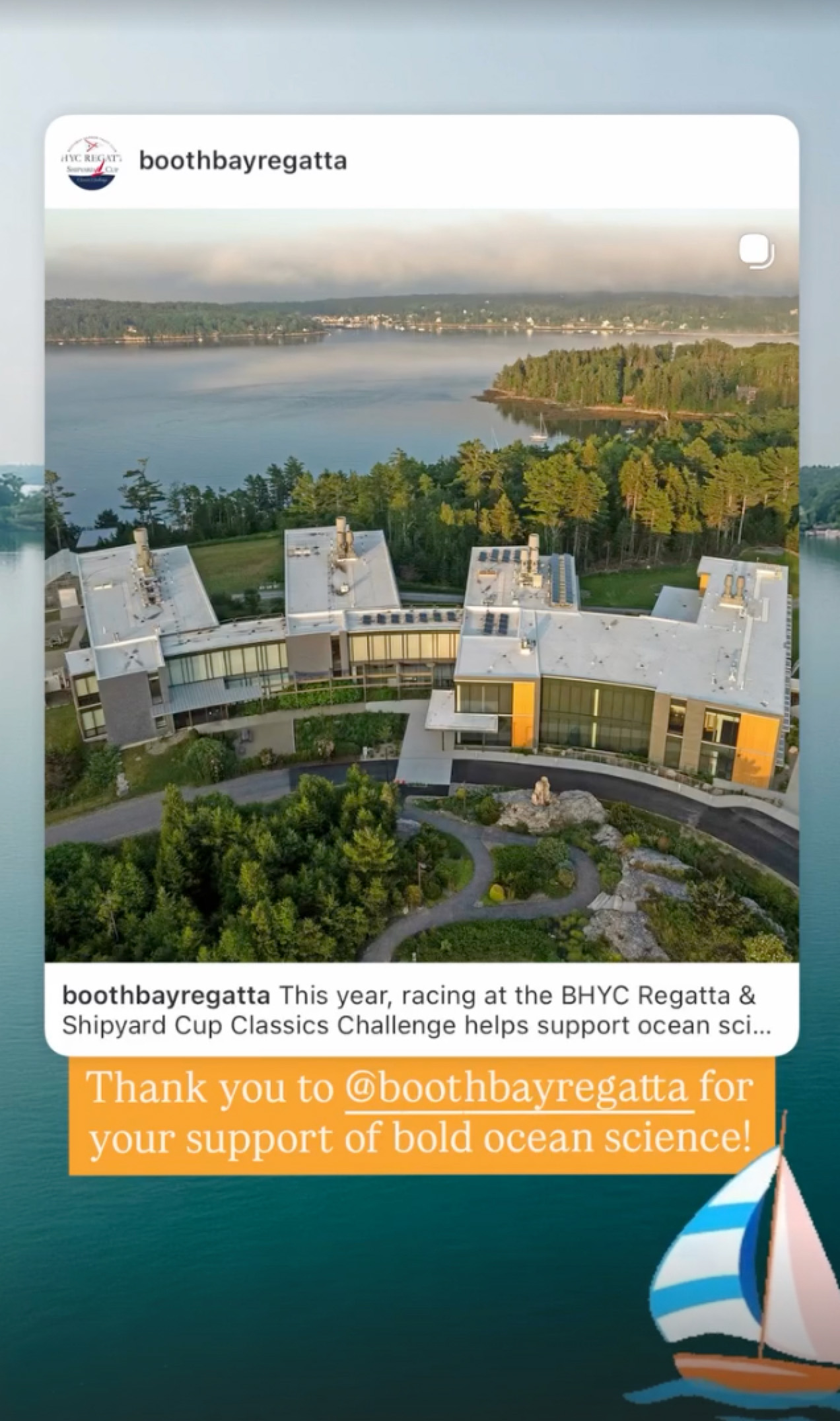 Gratitude for the Boothbay Harbor Yacht Club